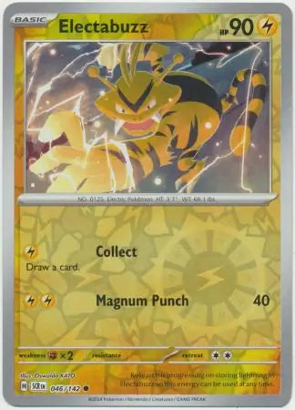 Electabuzz 046/142 (SV07: Stellar Crown)  - Reverse Holofoil | Good Games Morley