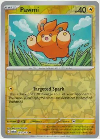 Pawmi 056/142 (SV07: Stellar Crown)  - Reverse Holofoil | Good Games Morley