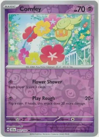Comfey 063/142 (SV07: Stellar Crown)  - Reverse Holofoil | Good Games Morley