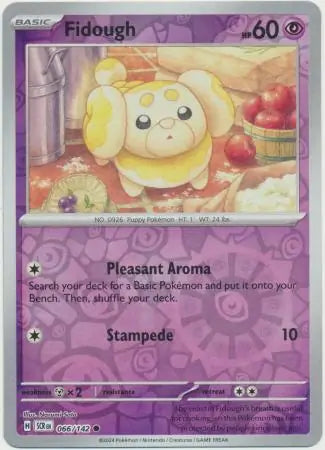 Fidough 066/142 (SV07: Stellar Crown)  - Reverse Holofoil | Good Games Morley