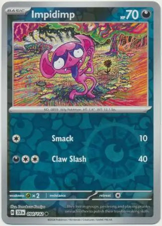 Impidimp 094/142 (SV07: Stellar Crown)  - Reverse Holofoil | Good Games Morley