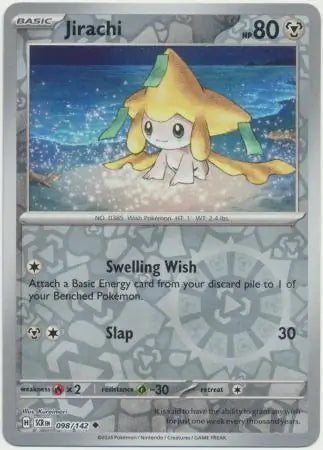 Jirachi 098/142 (SV07: Stellar Crown)  - Reverse Holofoil | Good Games Morley