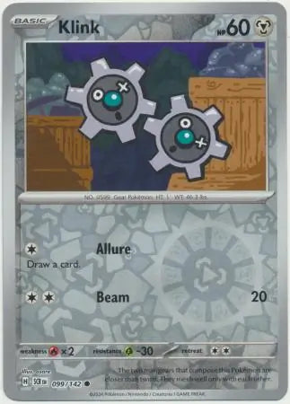 Klink 099/142 (SV07: Stellar Crown)  - Reverse Holofoil | Good Games Morley