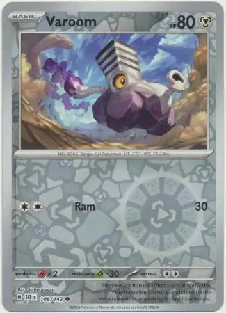 Varoom 108/142 (SV07: Stellar Crown)  - Reverse Holofoil | Good Games Morley