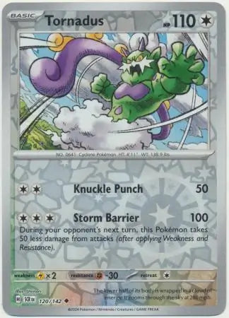 Tornadus 120/142 (SV07: Stellar Crown)  - Reverse Holofoil | Good Games Morley