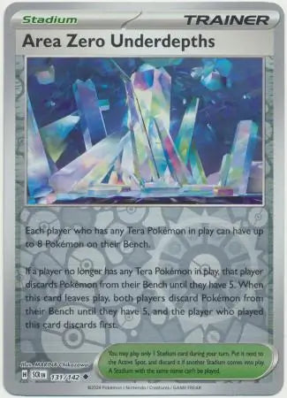 Area Zero Underdepths 131/142 (SV07: Stellar Crown)  - Reverse Holofoil | Good Games Morley