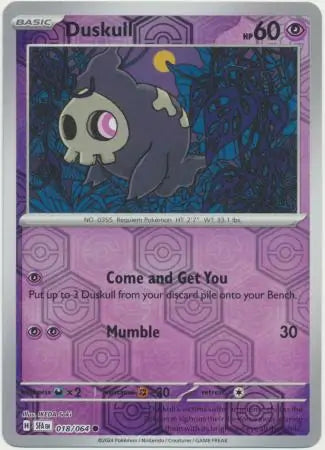 Duskull 018/064 (SV: Shrouded Fable)  - Reverse Holofoil | Good Games Morley