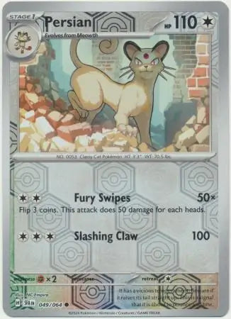 Persian 049/064 (SV: Shrouded Fable)  - Reverse Holofoil | Good Games Morley