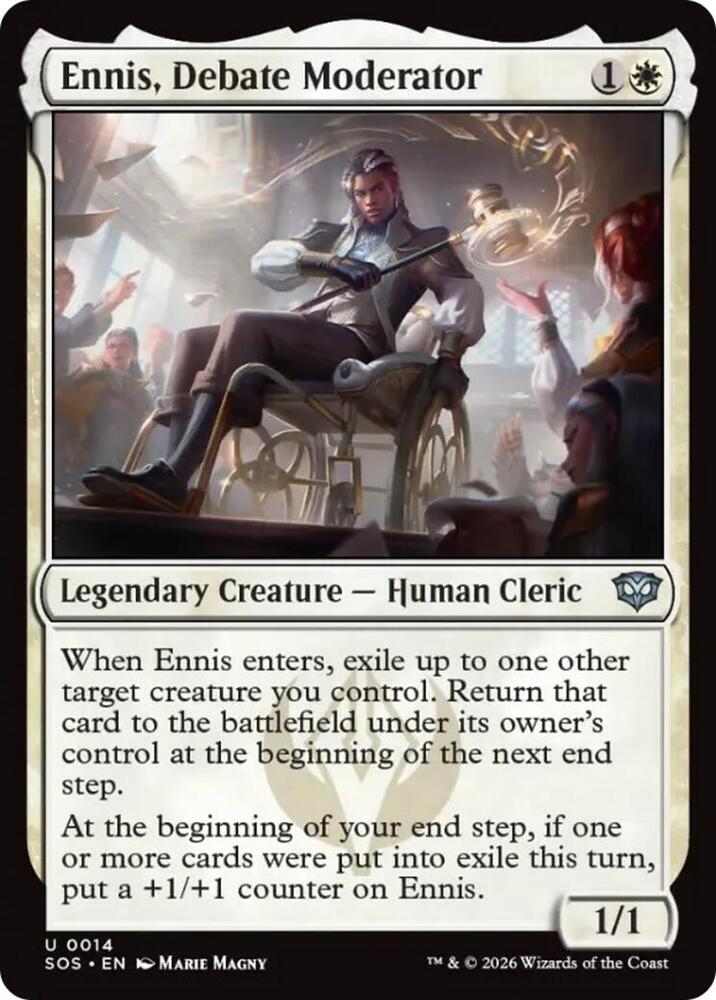 Ennis, Debate Moderator 14 (Secrets of Strixhaven)  - Foil | Good Games Morley