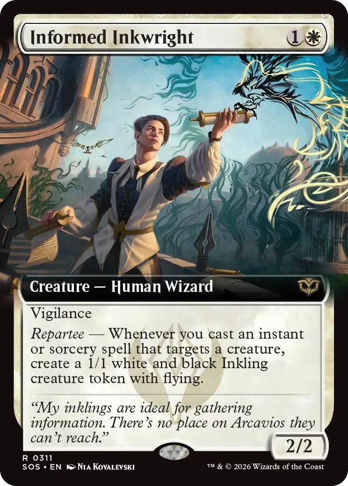 Informed Inkwright 311 (Secrets of Strixhaven)  - Extended Art | Good Games Morley