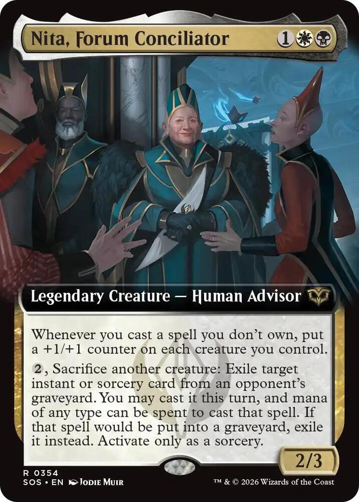 Nita, Forum Conciliator 354 (Secrets of Strixhaven)  - Extended Art | Good Games Morley