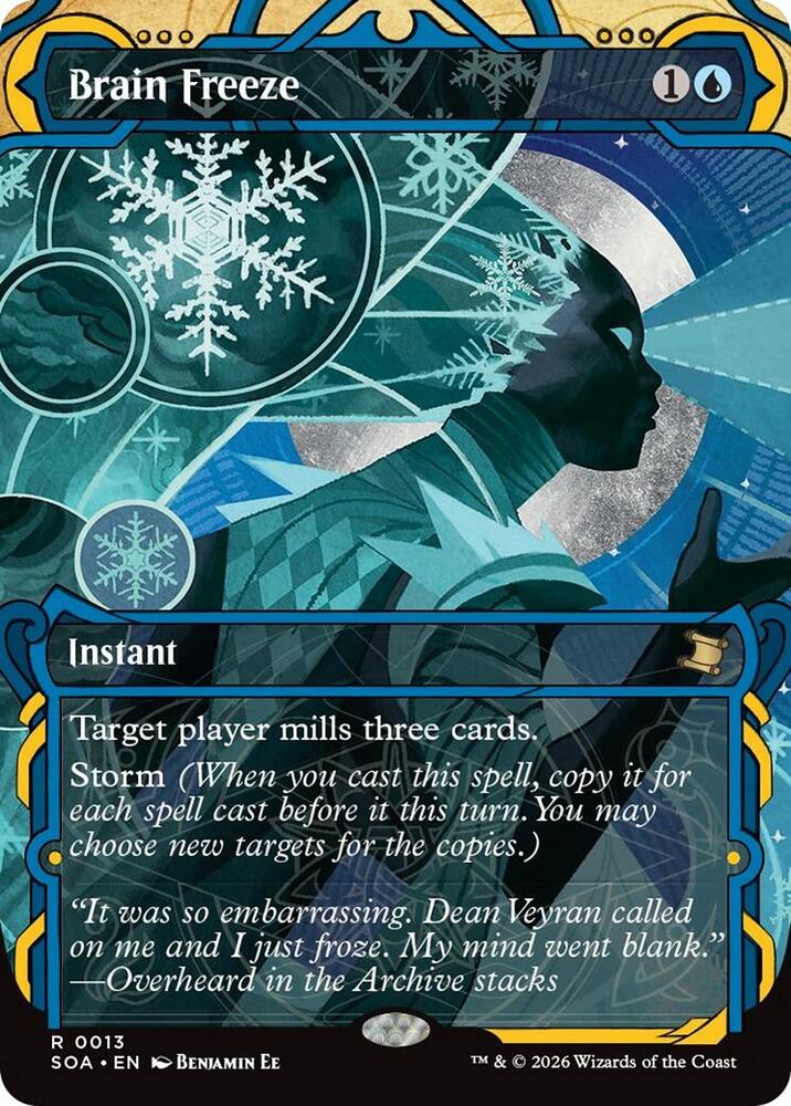 Brain Freeze 13 (Secrets of Strixhaven: Mystical Archive)  - Foil | Good Games Morley