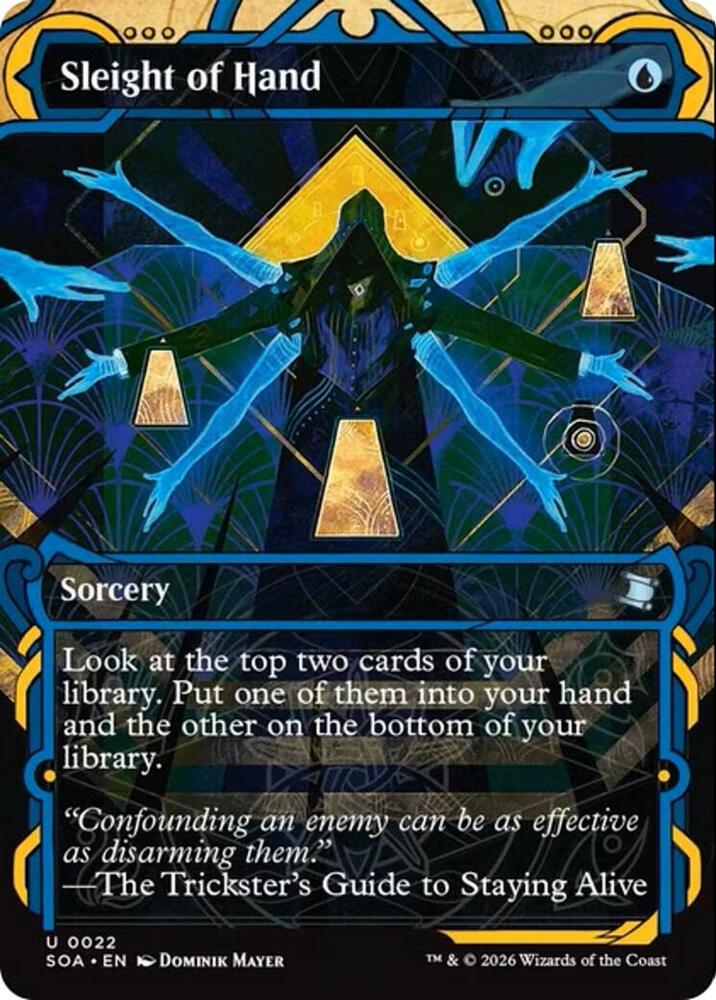 Sleight of Hand 22 (Secrets of Strixhaven: Mystical Archive)  - Foil | Good Games Morley