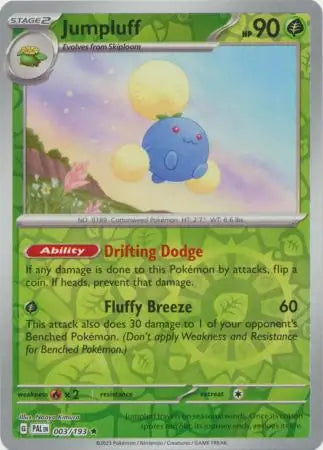 Jumpluff 003/193 (SV02: Paldea Evolved)  - Reverse Holofoil | Good Games Morley