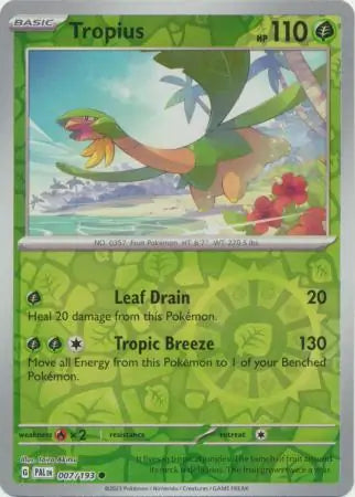 Tropius 007/193 (SV02: Paldea Evolved)  - Reverse Holofoil | Good Games Morley