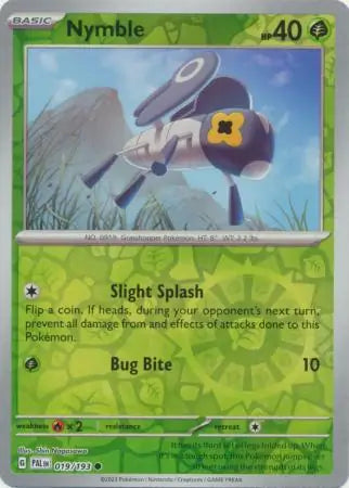 Nymble 019/193 (SV02: Paldea Evolved)  - Reverse Holofoil | Good Games Morley