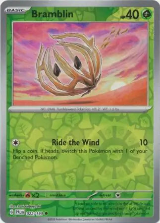 Bramblin 022/193 (SV02: Paldea Evolved)  - Reverse Holofoil | Good Games Morley