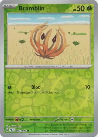Bramblin 023/193 (SV02: Paldea Evolved)  - Reverse Holofoil | Good Games Morley