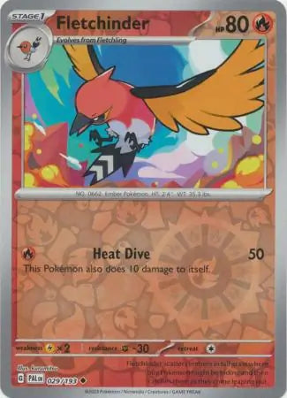 Fletchinder 029/193 (SV02: Paldea Evolved)  - Reverse Holofoil | Good Games Morley