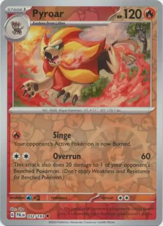 Pyroar 032/193 (SV02: Paldea Evolved)  - Reverse Holofoil | Good Games Morley