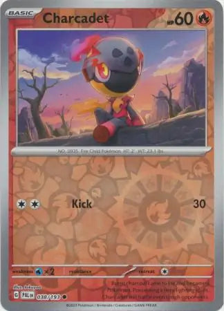 Charcadet 038/193 (SV02: Paldea Evolved)  - Reverse Holofoil | Good Games Morley