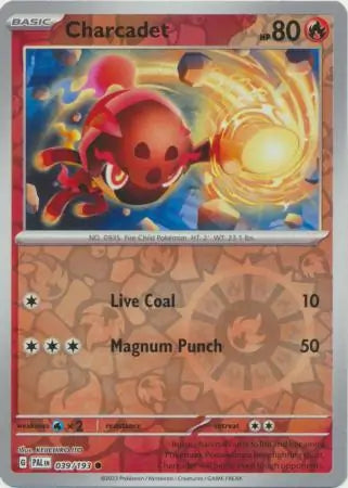 Charcadet 039/193 (SV02: Paldea Evolved)  - Reverse Holofoil | Good Games Morley