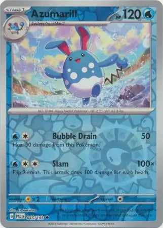 Azumarill 045/193 (SV02: Paldea Evolved)  - Reverse Holofoil | Good Games Morley