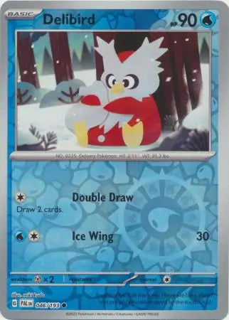 Delibird 046/193 (SV02: Paldea Evolved)  - Reverse Holofoil | Good Games Morley