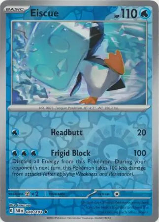 Eiscue 048/193 (SV02: Paldea Evolved)  - Reverse Holofoil | Good Games Morley
