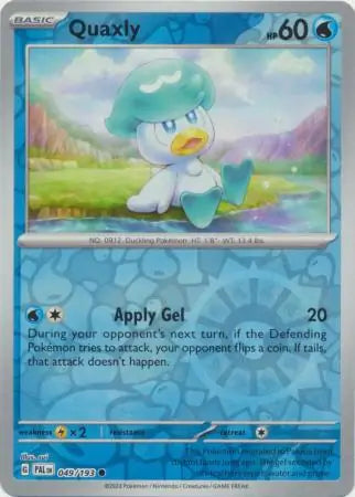 Quaxly 049/193 (SV02: Paldea Evolved)  - Reverse Holofoil | Good Games Morley