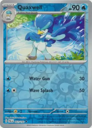 Quaxwell 051/193 (SV02: Paldea Evolved)  - Reverse Holofoil | Good Games Morley