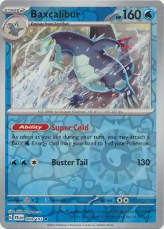 Baxcalibur 060/193 (SV02: Paldea Evolved)  - Reverse Holofoil | Good Games Morley