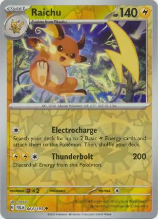 Raichu 064/193 (SV02: Paldea Evolved)  - Reverse Holofoil | Good Games Morley