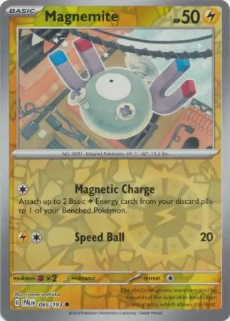 Magnemite 065/193 (SV02: Paldea Evolved)  - Reverse Holofoil | Good Games Morley