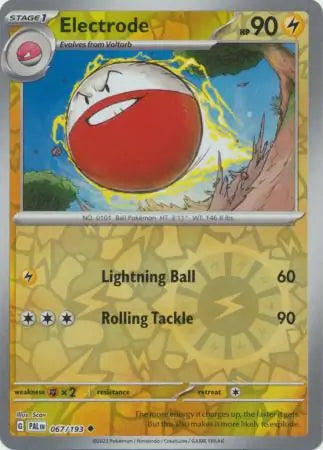 Electrode 067/193 (SV02: Paldea Evolved)  - Reverse Holofoil | Good Games Morley