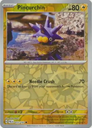 Pincurchin 072/193 (SV02: Paldea Evolved)  - Reverse Holofoil | Good Games Morley