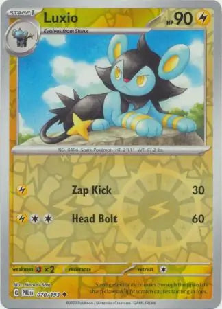 Luxio 070/193 (SV02: Paldea Evolved)  - Reverse Holofoil | Good Games Morley