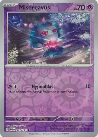 Misdreavus 087/193 (SV02: Paldea Evolved)  - Reverse Holofoil | Good Games Morley