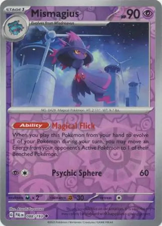 Mismagius 088/193 (SV02: Paldea Evolved)  - Reverse Holofoil | Good Games Morley