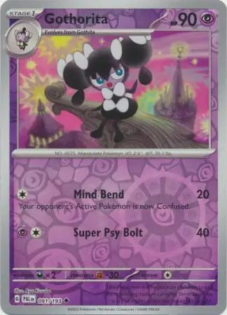 Gothorita 091/193 (SV02: Paldea Evolved)  - Reverse Holofoil | Good Games Morley
