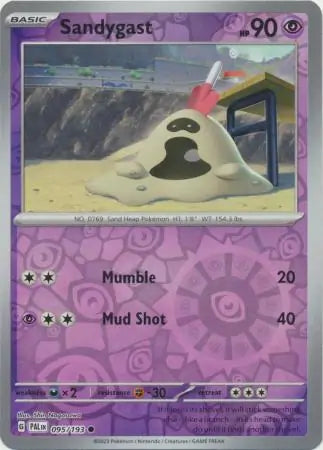 Sandygast 095/193 (SV02: Paldea Evolved)  - Reverse Holofoil | Good Games Morley