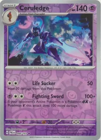 Ceruledge 098/193 (SV02: Paldea Evolved)  - Reverse Holofoil | Good Games Morley