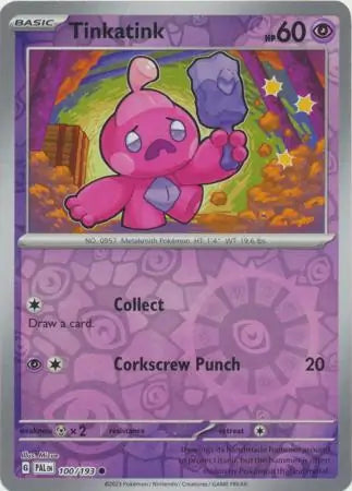 Tinkatink 100/193 (SV02: Paldea Evolved)  - Reverse Holofoil | Good Games Morley