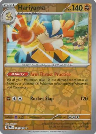 Hariyama 113/193 (SV02: Paldea Evolved)  - Reverse Holofoil | Good Games Morley