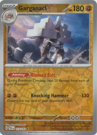 Garganacl 123/193 (SV02: Paldea Evolved)  - Reverse Holofoil | Good Games Morley