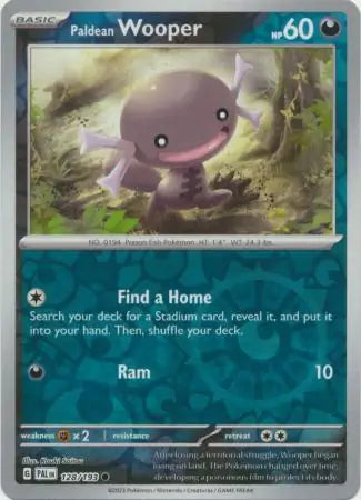 Paldean Wooper 128/193 (SV02: Paldea Evolved)  - Reverse Holofoil | Good Games Morley