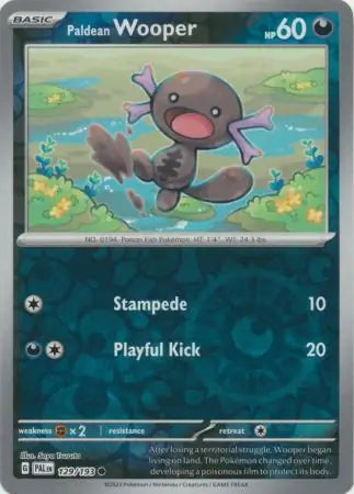 Paldean Wooper 129/193 (SV02: Paldea Evolved)  - Reverse Holofoil | Good Games Morley