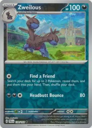 Zweilous 139/193 (SV02: Paldea Evolved)  - Reverse Holofoil | Good Games Morley