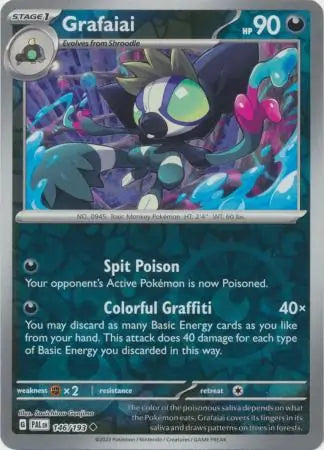 Grafaiai 146/193 (SV02: Paldea Evolved)  - Reverse Holofoil | Good Games Morley