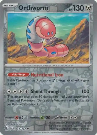 Orthworm 151/193 (SV02: Paldea Evolved)  - Reverse Holofoil | Good Games Morley